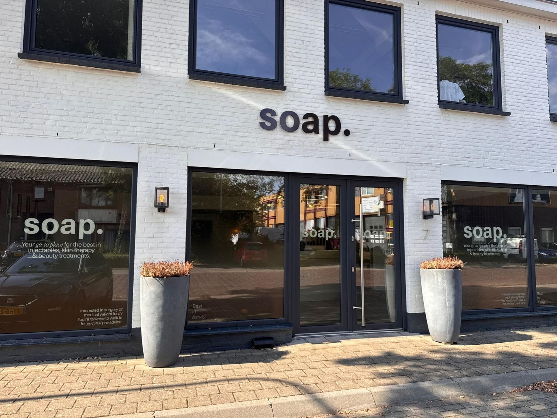 De gevel van de Soap store aan de Kamperstraat in Deventer