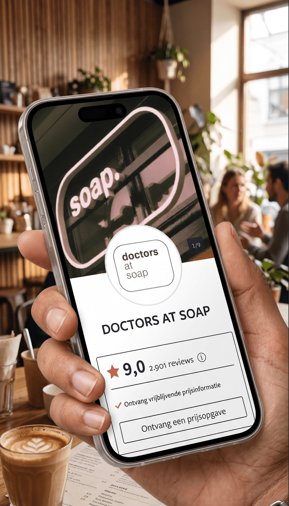 Soap is de beste kliniek van nederland, met 9.0 rating met bijna 3000 reviews